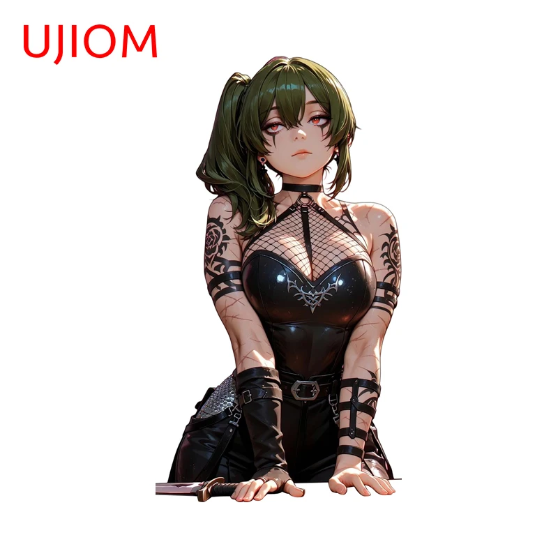 Anime Cosplay Wallpaper - UJIOM Ubel Anime Frieren นักรบหญิงสติ๊กเกอร์ติดผนังโกธิคบุคลิกภาพกราฟฟิตี้ตกแต่งห้องนั่งเล่นสติ๊กเกอร์พีวีซีตกแต่งบ้าน