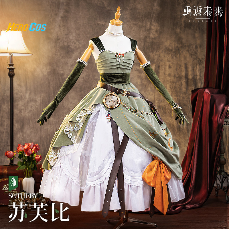 Anime Cosplay Lolita - Game Reverse:1999 Sotheby คอสเพลย์เครื่องแต่งกายโลลิต้าชุดเจ้าหญิงชุดสำหรับฮาโลวีนคริสต์มาสบทบาทเล่นผู้หญิงฮีโร่คอส