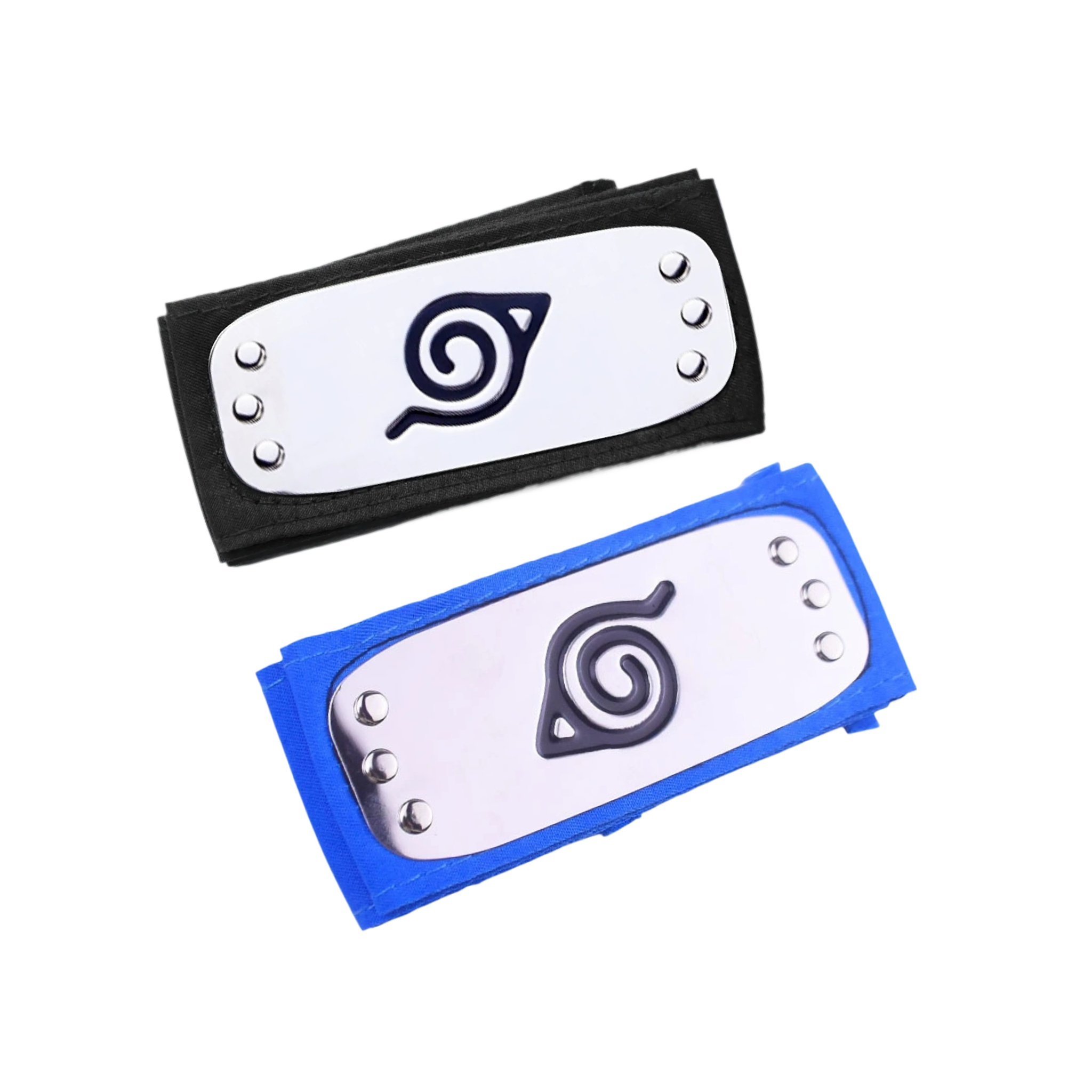 Naruto Headband Metal - นารูโตะ โคโนฮะ นินจา ฮেดแบนด์คอสเพลย์อุปกรณ์ป้องกันหน้าผากแบบปรับได้สำหรับแฟนอะนิเมะปาร์ตี้ฮาโลวีน ﻿