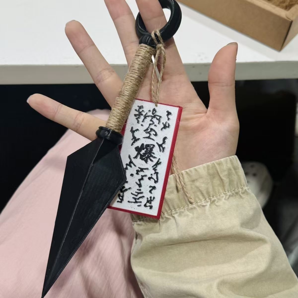 Naruto Headband Metal - ปากกาเจลรูปทรงชูริเคนอนิเมะสุดฮิต ขนาด 28 ซม. ของเล่นการ์ตูนอิทาจิ นินจา