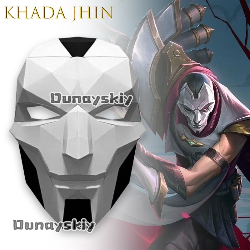 Anime Cosplay Diy - หน้ากาก AKhada Jhin Oni แบบ DIY