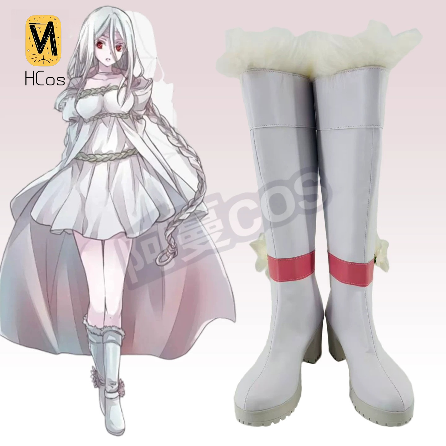 Cosplay Anime Shoes - ฉันเป็นแมงมุม แล้วจะทำยังไง? รองเท้าคอสเพลย์ชิราโอริ แบบจำลองอนิเมะความสมจริงสูง สำหรับการแสดงบนเวที ปาร์ตี้ฮาโลวีน