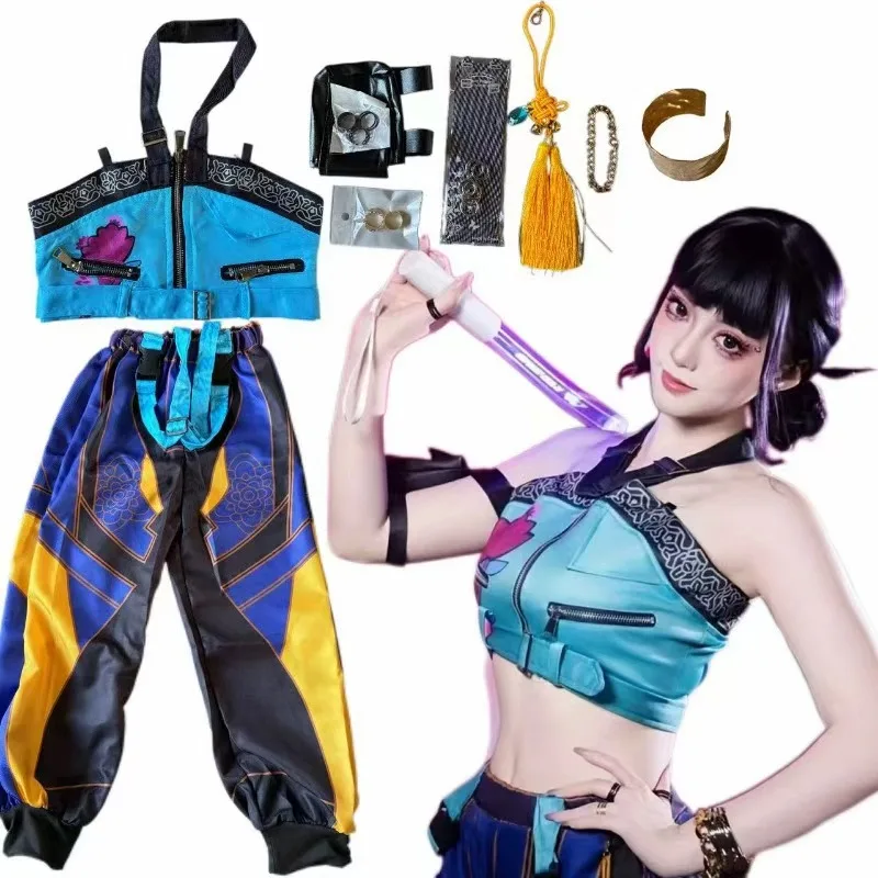 Anime Zoey Cosplay - แฟนตาซีบทบาทปีศาจเกาหลี: ผู้ใหญ่, เด็ก, เด็กผู้หญิง, เสื้อผ้าแฟชั่น, งานคาร์นิวัลฮาโลวีนสำหรับเด็ก