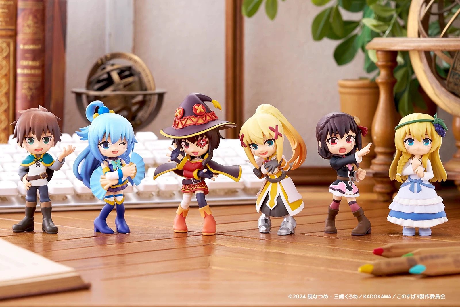 Good Smile Company Figma - ฟิกเกอร์ชิบิ KonoSuba 3 ของแท้จาก Bushiroad ตัวละครเมกุมิน
