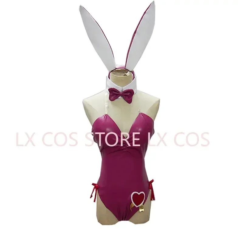 Cosplay Anime Bunny Girl - ชุดคอสเพลย์แอนิเมะคาลเลน สตัดท์เฟลด์ ชุดจั๊มสูท/บิกินี่กระต่ายสาวสีแดงสุดเซ็กซี่ ชุดสวมบทบาทยูนิเซ็กส์ สั่งตัดพิเศษระดับพรีเมียม