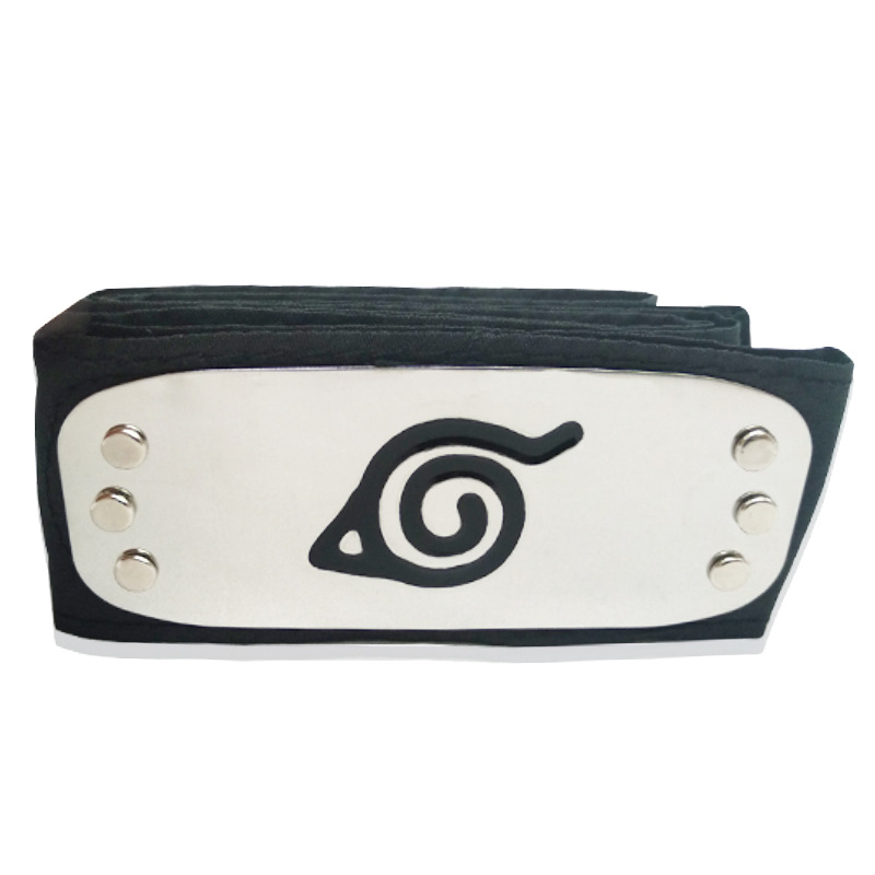 Naruto Headband Metal - อะนิเมะนารูโตะ นินจา อาคาทสึกิ ที่คาดผมการ์ตูนคอสเพลย์อุปกรณ์เสริมอุปกรณ์ประกอบฉาก คาคาชิเข็มขัดคาดศีรษะ ที่ปิดหน้าผาก