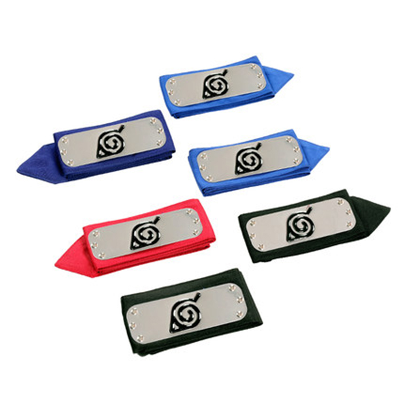 Naruto Headband Metal - เครื่องประดับผมนินจาคอสเพลย์นารูโตะอิตาชิซาสุเกะ (Kakashi namikaze Minato SAKURA Hinata