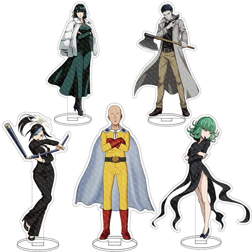 Anime Cosplay Rental - แท่นอะคริลิกอนิเมะขนาด 16 ซม. ตัวละคร One-Punch Man