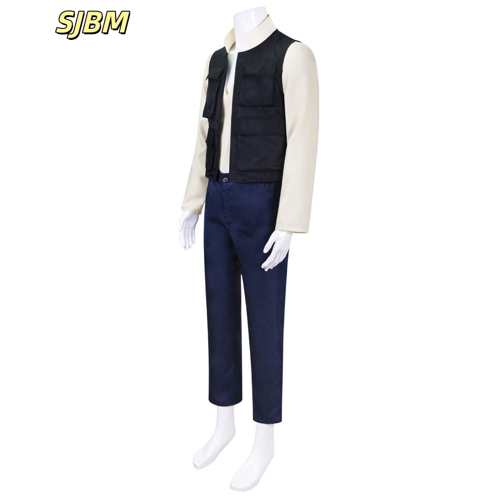 Cosplay Anime Solo - ชุดคอสเพลย์เดี่ยวสำหรับผู้ชาย ชุดกัปตัน เสื้อ เสื้อกั๊ก กางเกง ชุดสูท