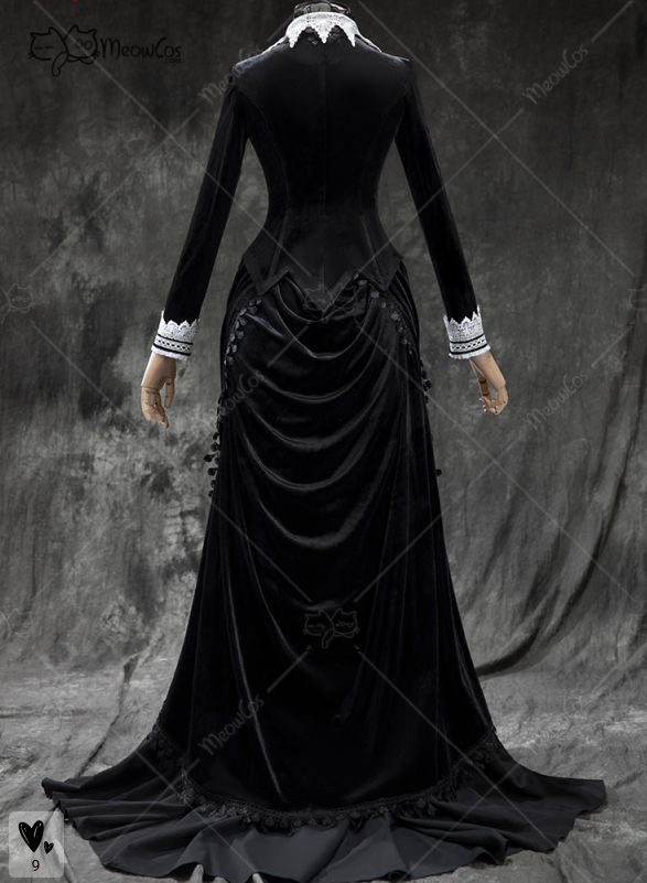 ชุดคอสเพลย์สไตล์โกธิคสีดำสำหรั - Anime Cosplay Com บทวิจารณ์และราคา