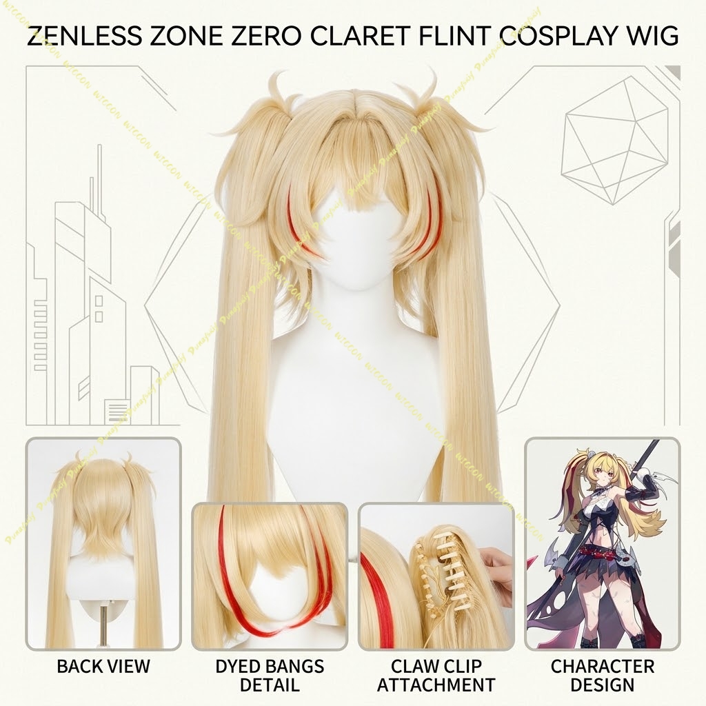 วิกคอสเพลย์ GCharacter Claret  - Anime Cosplay Photo บทวิจารณ์และราคา