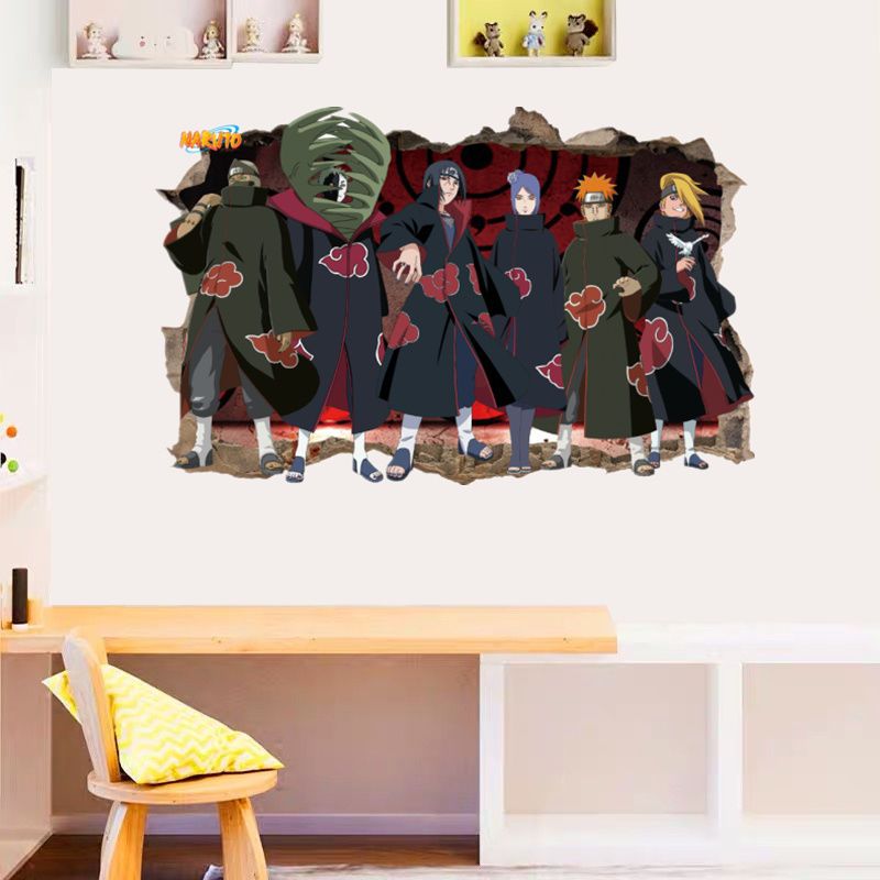 Naruto 3D Stereoscopic สติ๊กเก - Anime Cosplay Wallpaper บทวิจารณ์และราคา