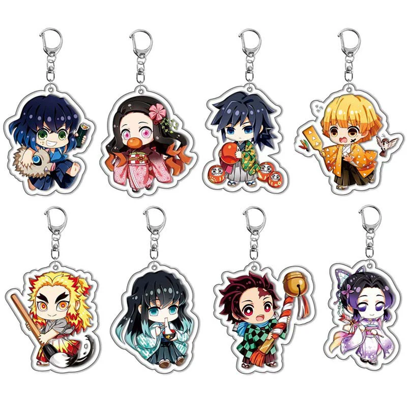 อะคริลิคพวงกุญแจลายการ์ตูนอนิเ - Anime Cosplay Nezuko บทวิจารณ์และราคา