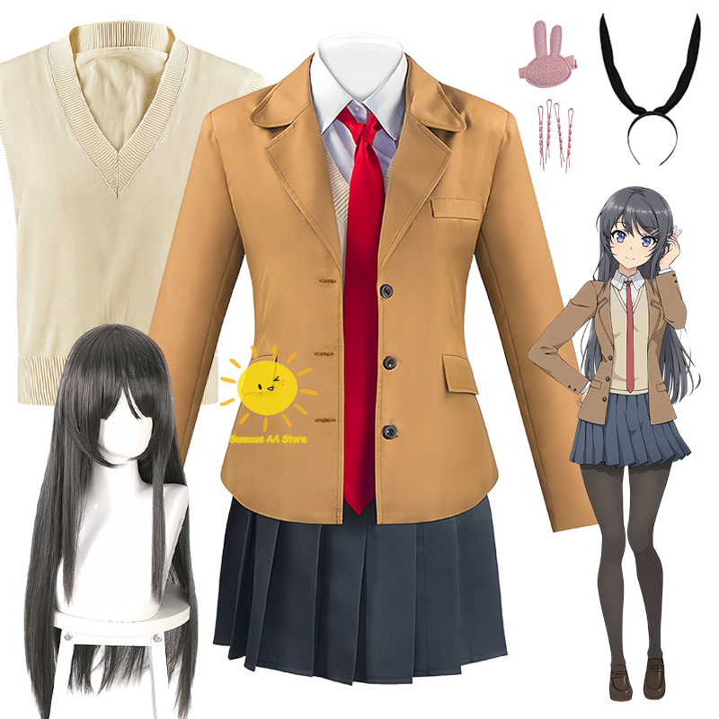 อะนิเมะ ซากุระจิมะ ไม คอสเพลย์ - Cosplay Anime Bunny Girl บทวิจารณ์และราคา