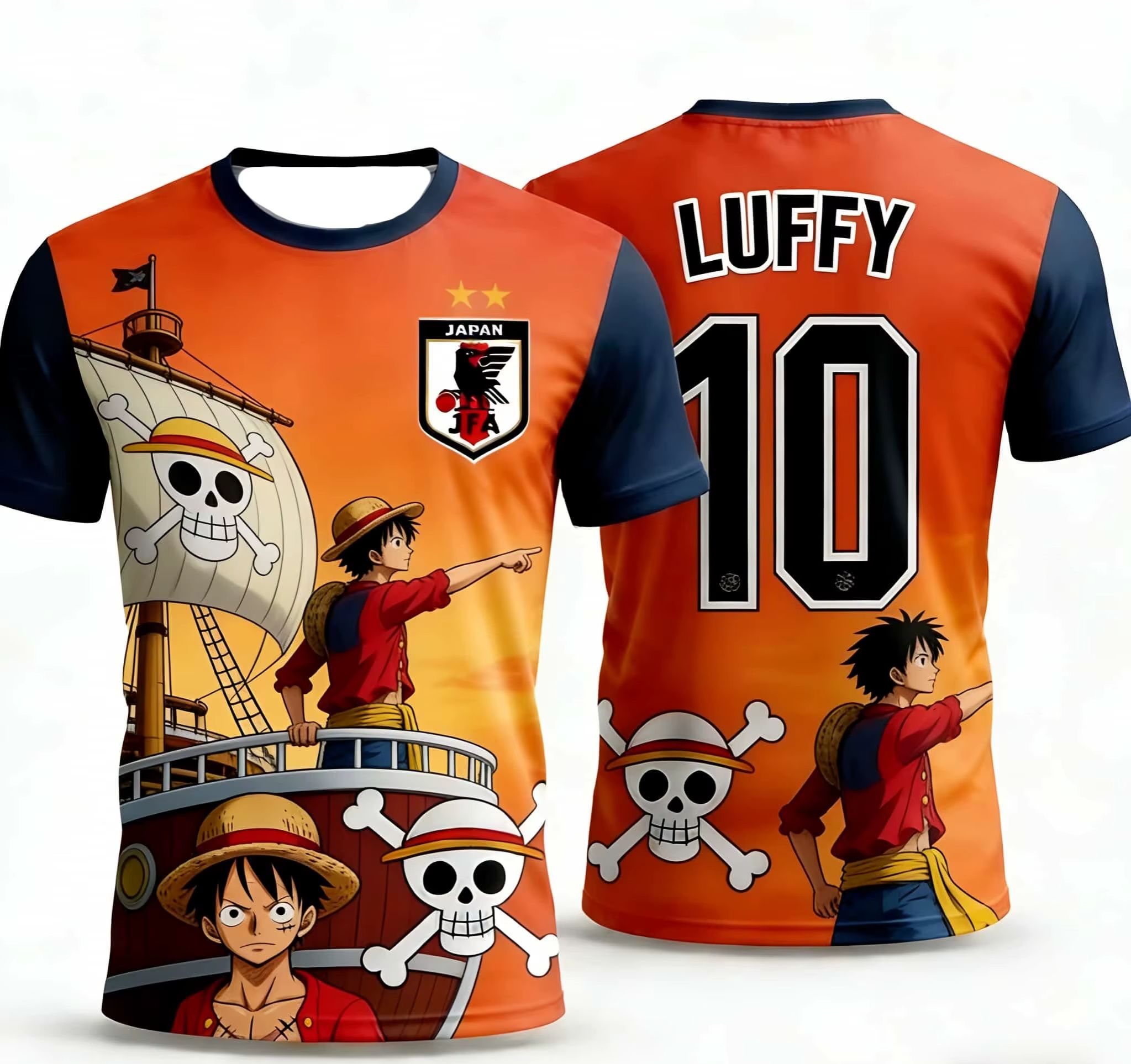 เสื้อฟุตบอลคอลแลบอนิเมะวันพีซล - Quick Anime Cosplay บทวิจารณ์และราคา