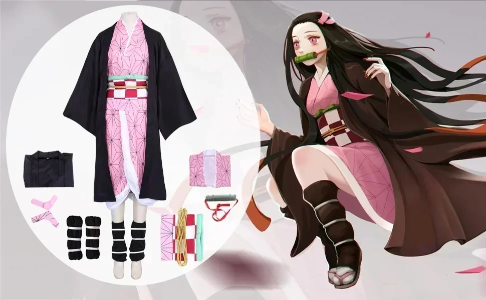 ชุดคอสเพลย์อนิเมะใหม่ปี 2026 ค - Anime Cosplay Nezuko บทวิจารณ์และราคา
