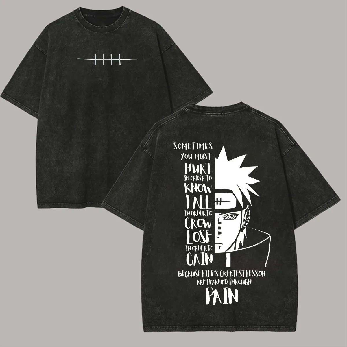 เสื้อยืดลาย Naruto Pain พร้อมค - Anime Cosplay Quotes บทวิจารณ์และราคา