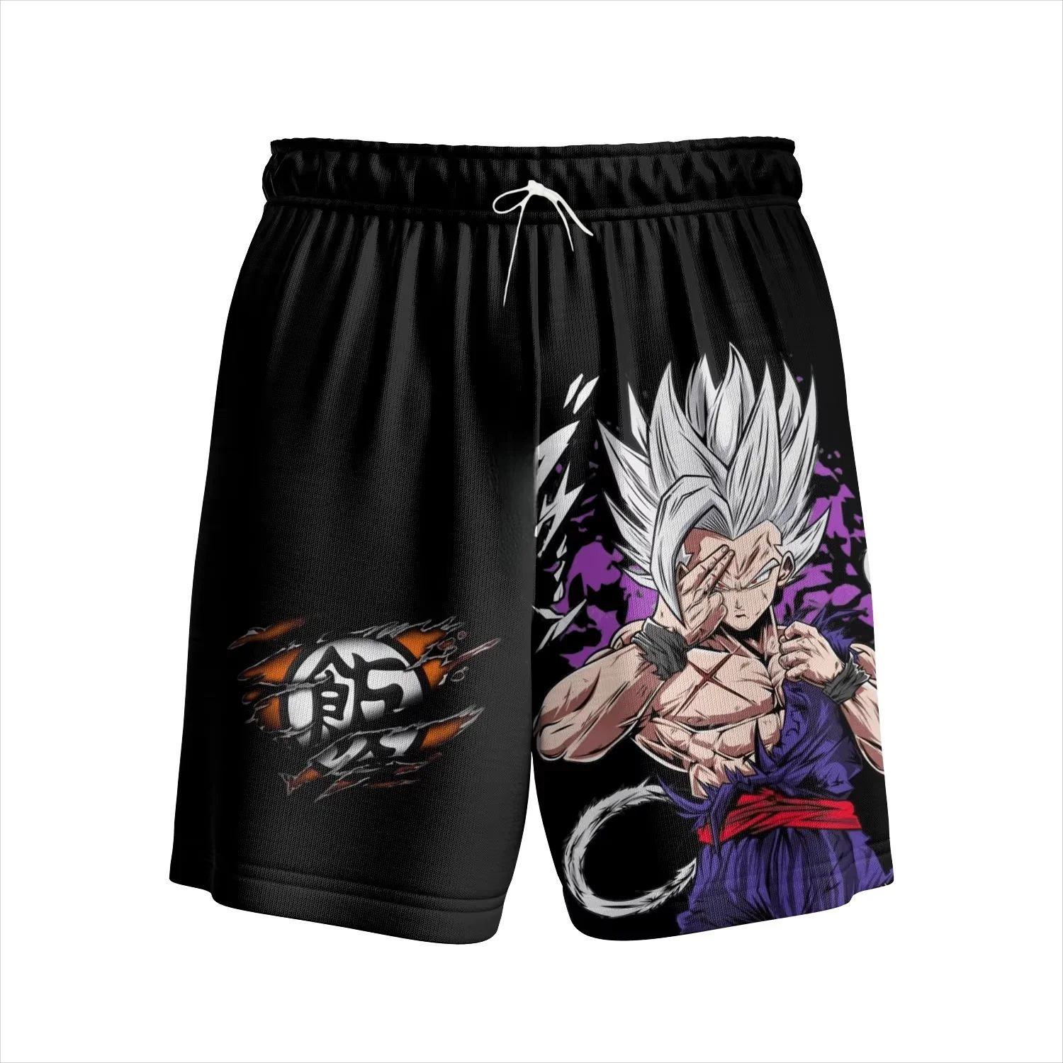 กางเกงขาสั้นพิมพ์ลายโลโก้ดราก้ - Quick Anime Cosplay บทวิจารณ์และราคา