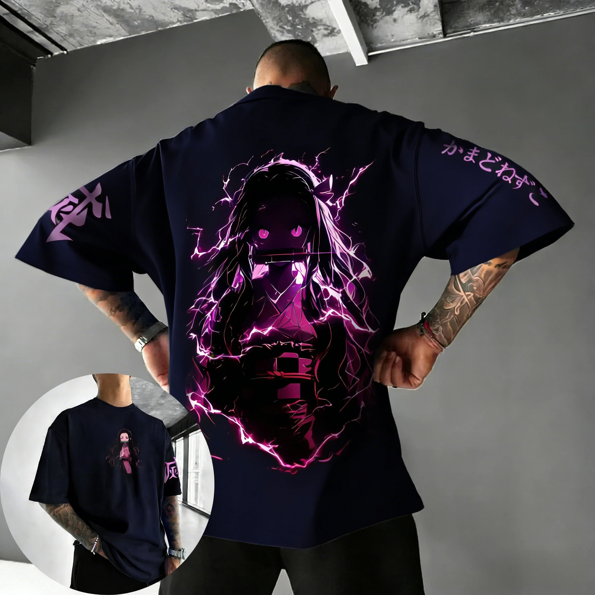 เสื้อยืดลายอนิเมะดาบพิฆาตอสูร  - Anime Cosplay Nezuko บทวิจารณ์และราคา