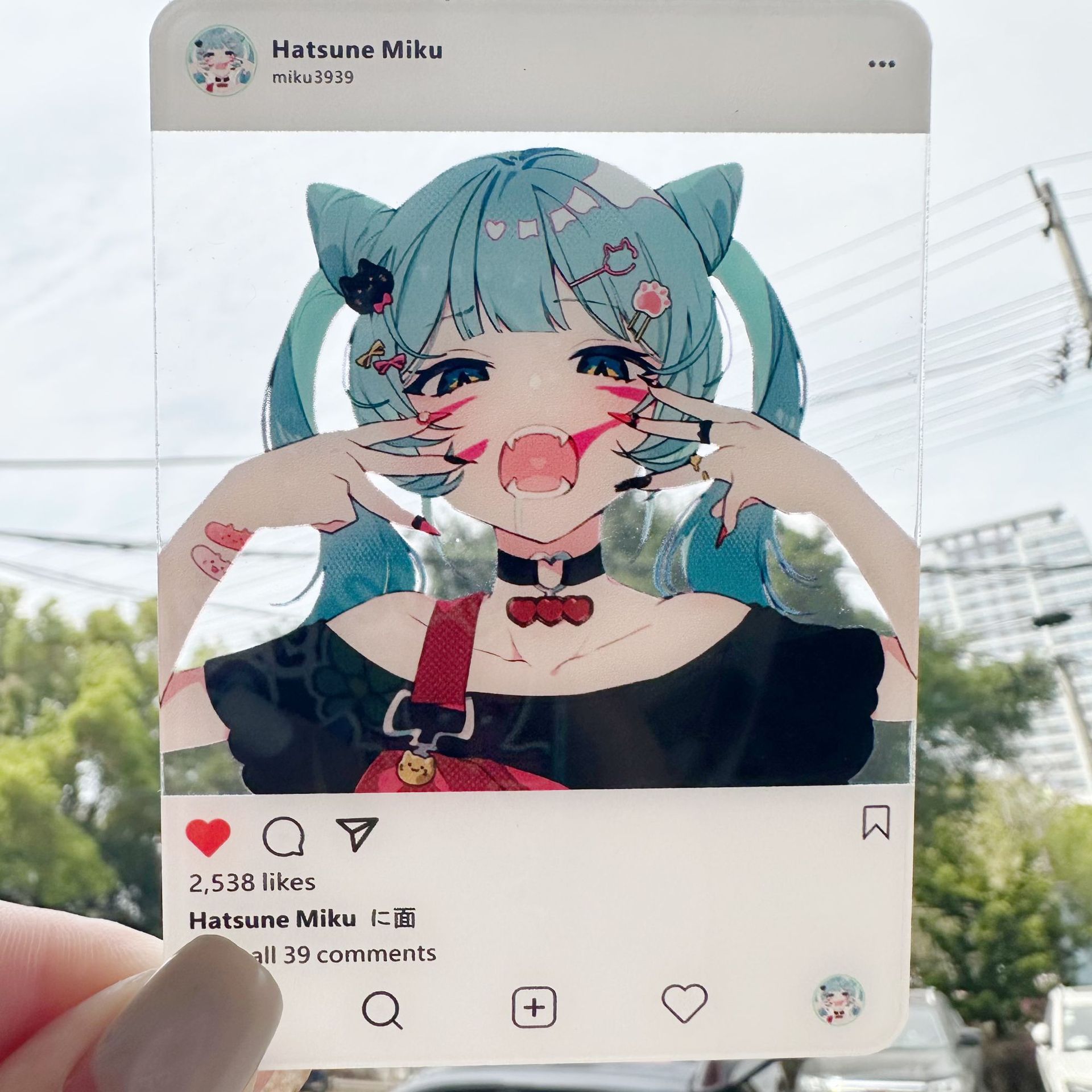 ฮัตสึเนะ มิคุ การ์ดอะคริลิกใสล - Anime Cosplay Photo บทวิจารณ์และราคา