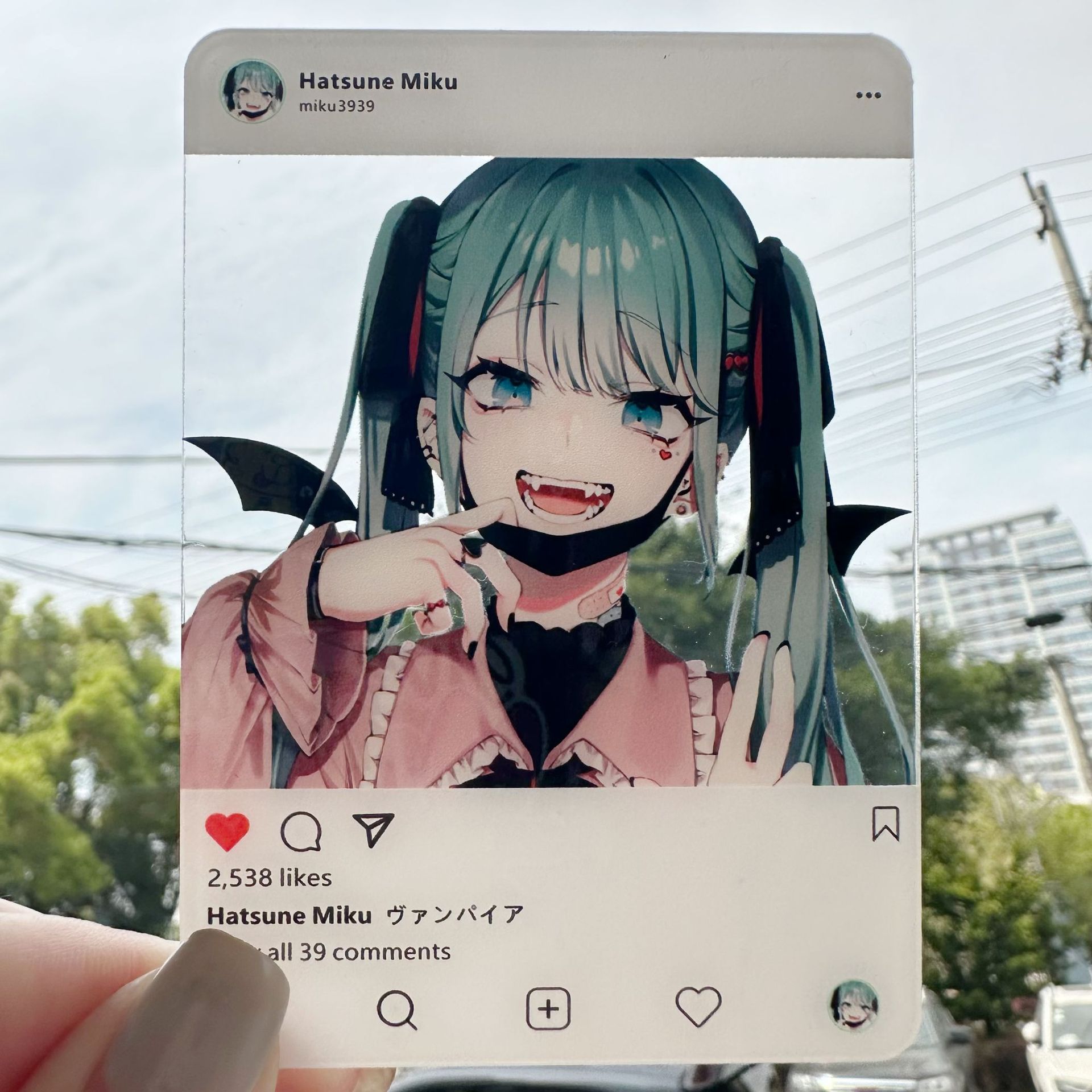 ฮัตสึเนะ มิคุ การ์ดอะคริลิกใสล - Anime Cosplay Photo บทวิจารณ์และราคา