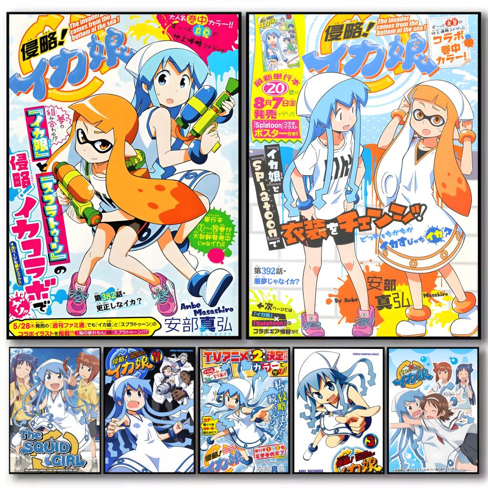 โปสเตอร์สาวปลาหมึกอนิเมะ สติกเ - Anime Cosplay Wallpaper บทวิจารณ์และราคา